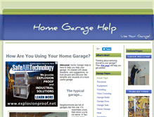 Tablet Screenshot of home-garage-help.com